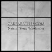 Carrara Marble Italian White Bianco Carrera 4x4 Marble Tile Polished
